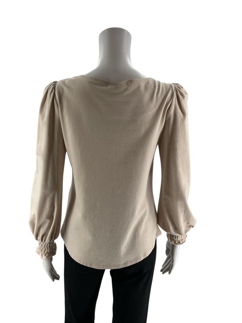 Chelsea & Violet Tan Pre-Owned Ladies Top - Size XS