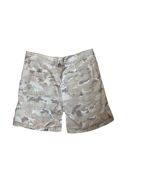 Anthropologie Pilcro Serif High-Rise Tan Camo Cutoff Shorts | Size 6