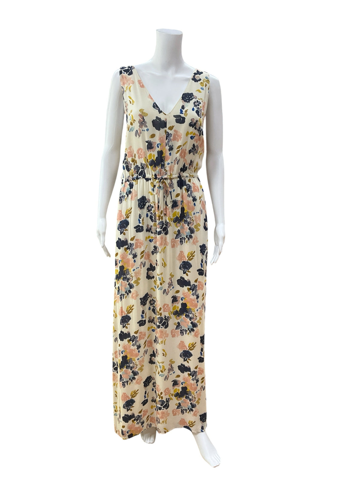 Lucky Brand Floral V-Neck Sleeveless Maxi Dress Size Large - ONLINE ONLY