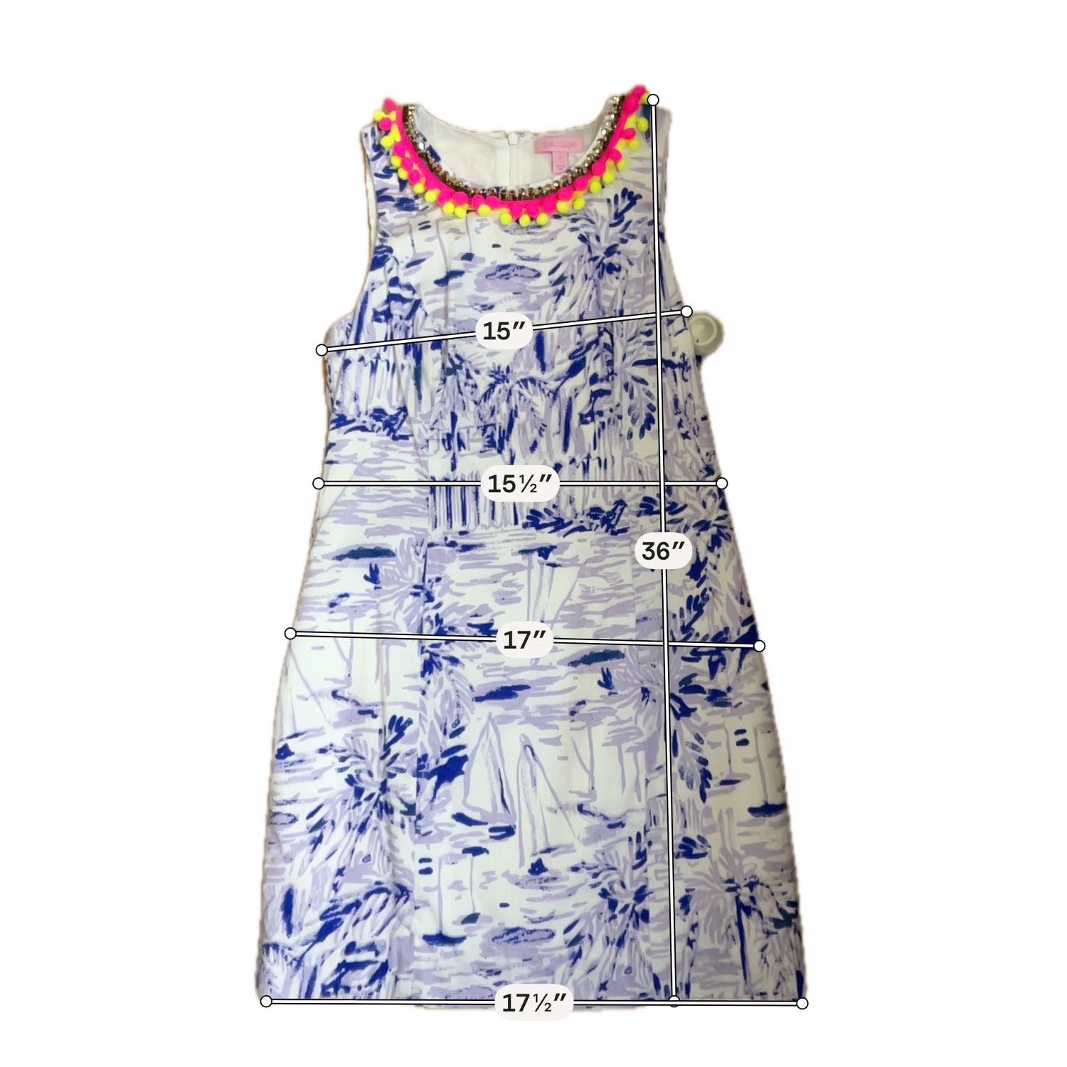Lilly Pulitzer Kristen Dress One Too Many Print Size 4 - ONLINE ONLY