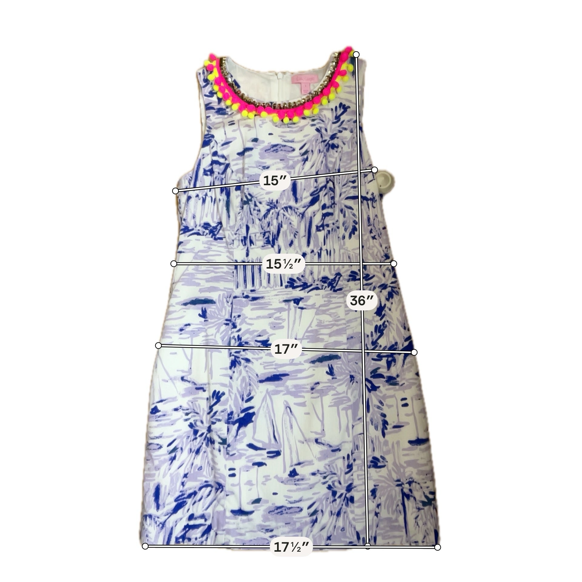 Lilly Pulitzer Kristen Dress One Too Many Print Size 4 - ONLINE ONLY