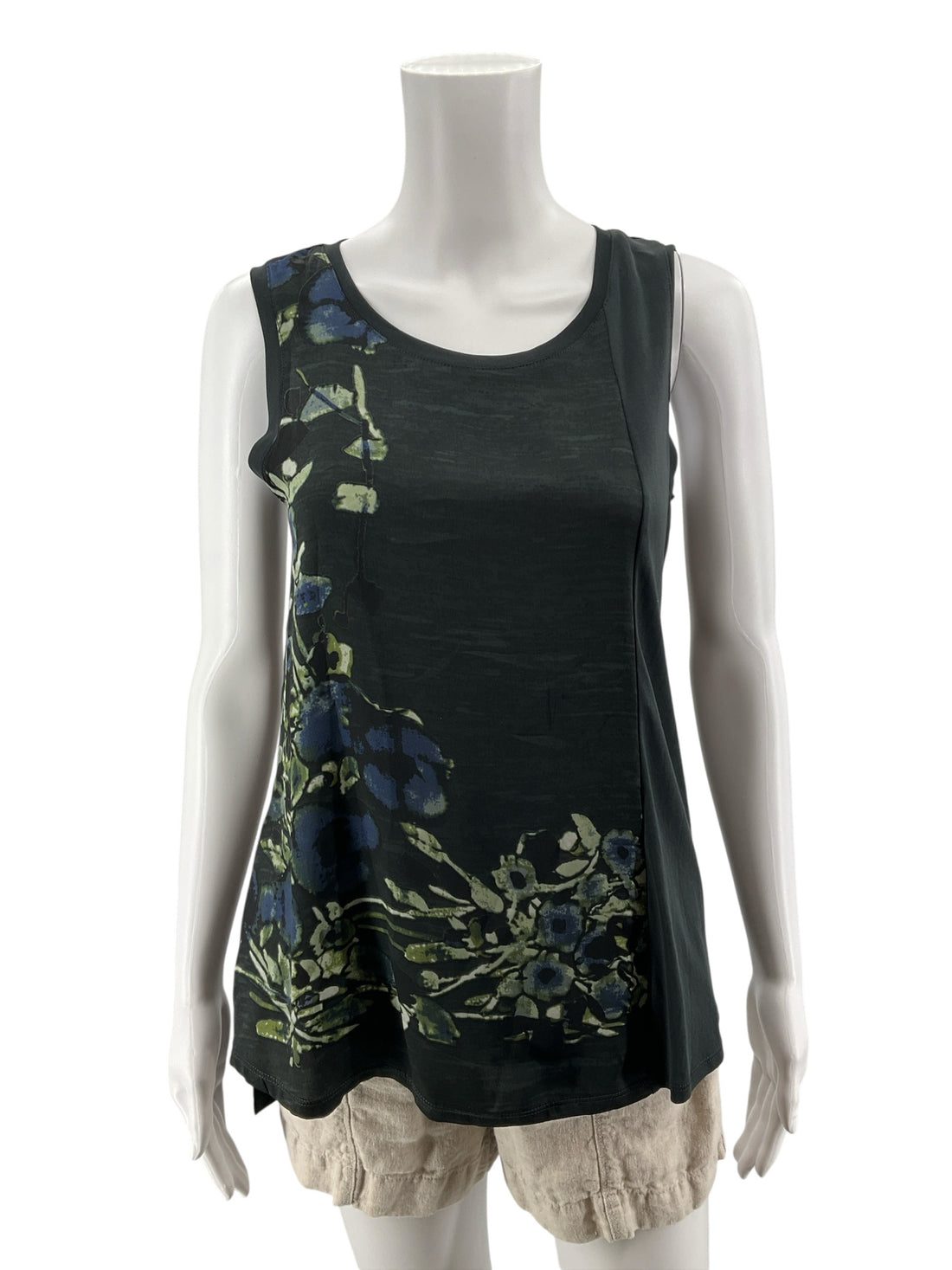 Simply Vera Vera Wang Size XS Floral Modal Blend High-Low Tank Top