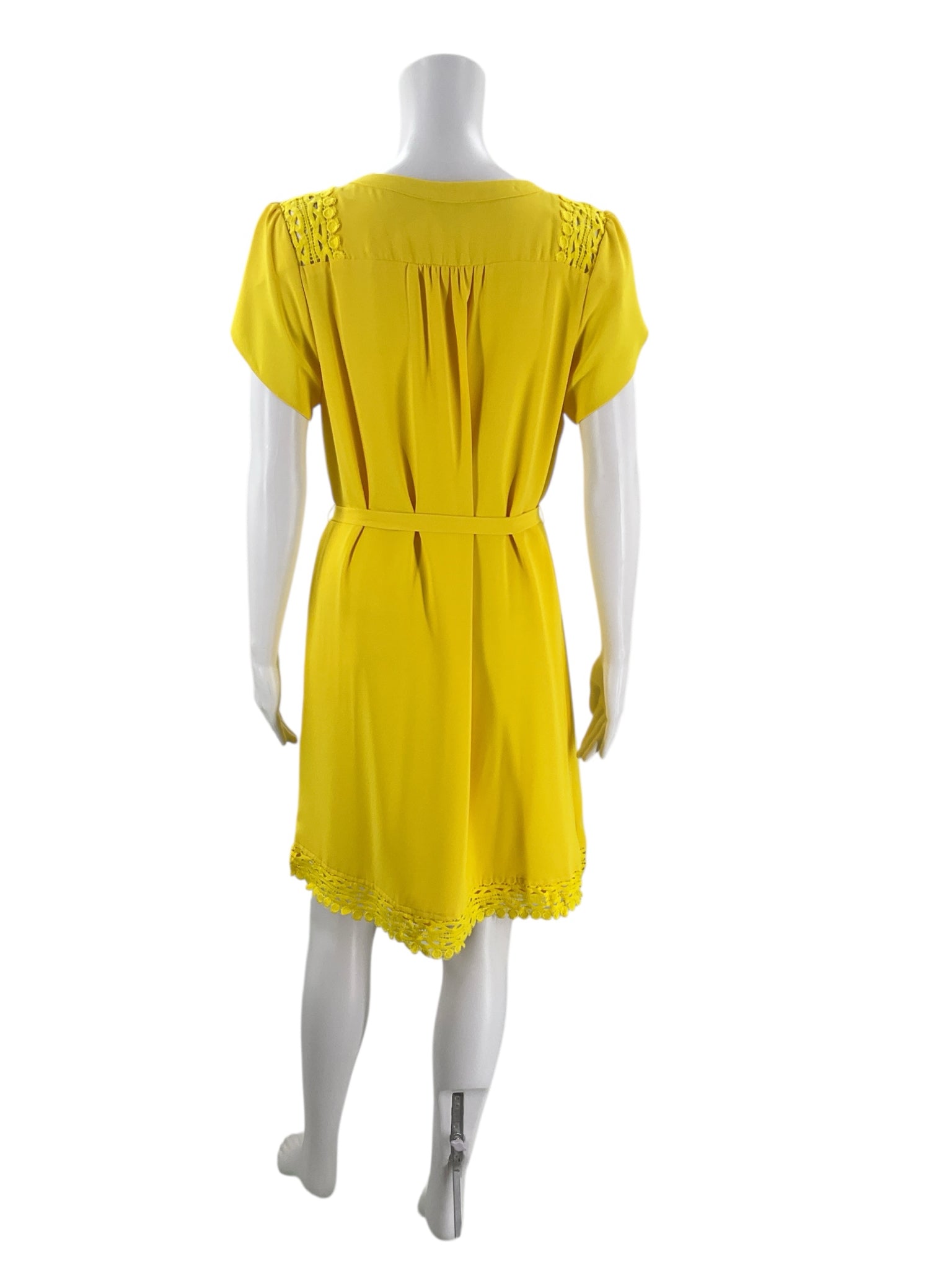 Skies Are Blue Yellow Dress Size Medium