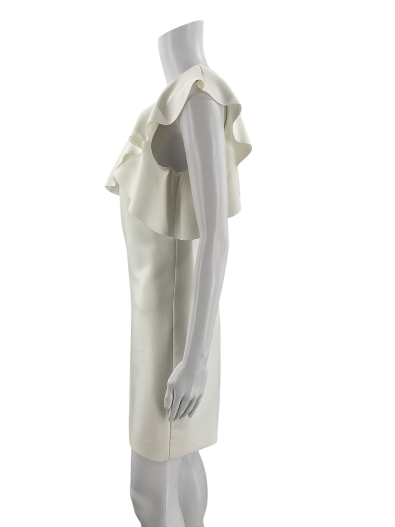 Do & Be White Solid Ladies Pre-Owned Dress - Size Small - Margaret’s Fine Consignment
