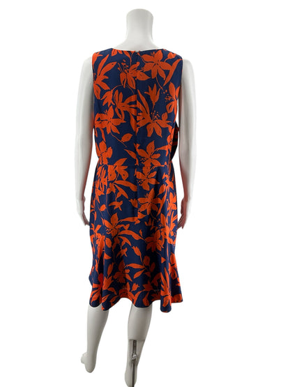 J.Crew Collection Flounce Dress in Ratti Painted Lily Floral Size 14