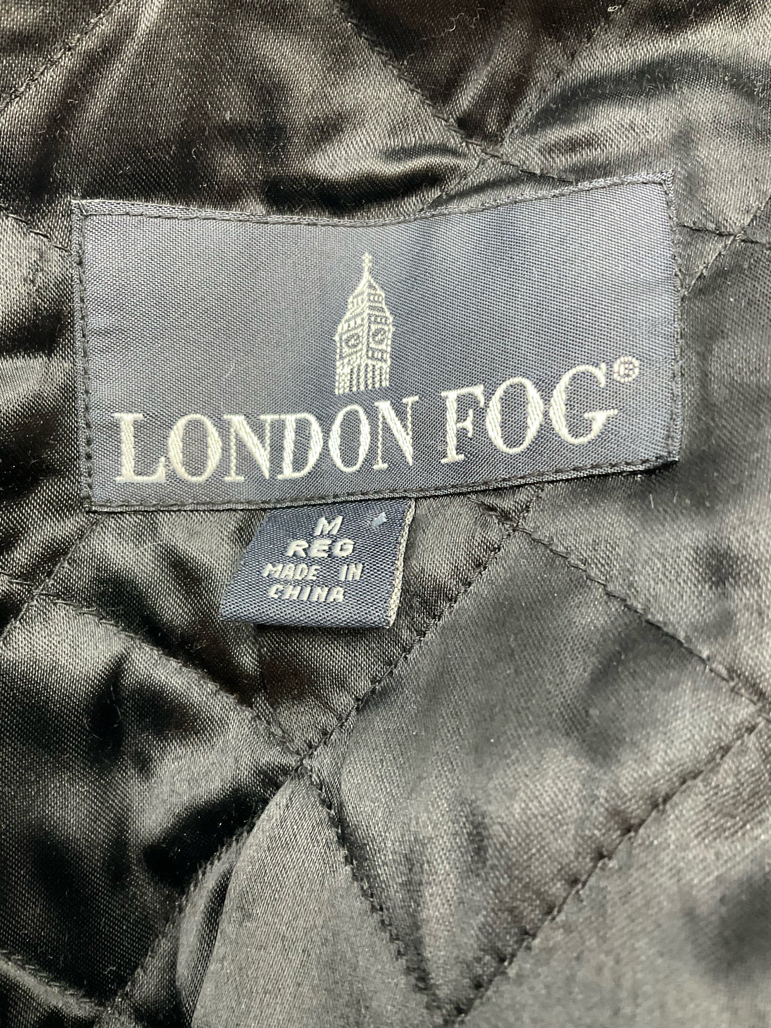 London Fog Black Insulated Zip Front Jacket Coat Womens Size Medium - ONLINE ONLY