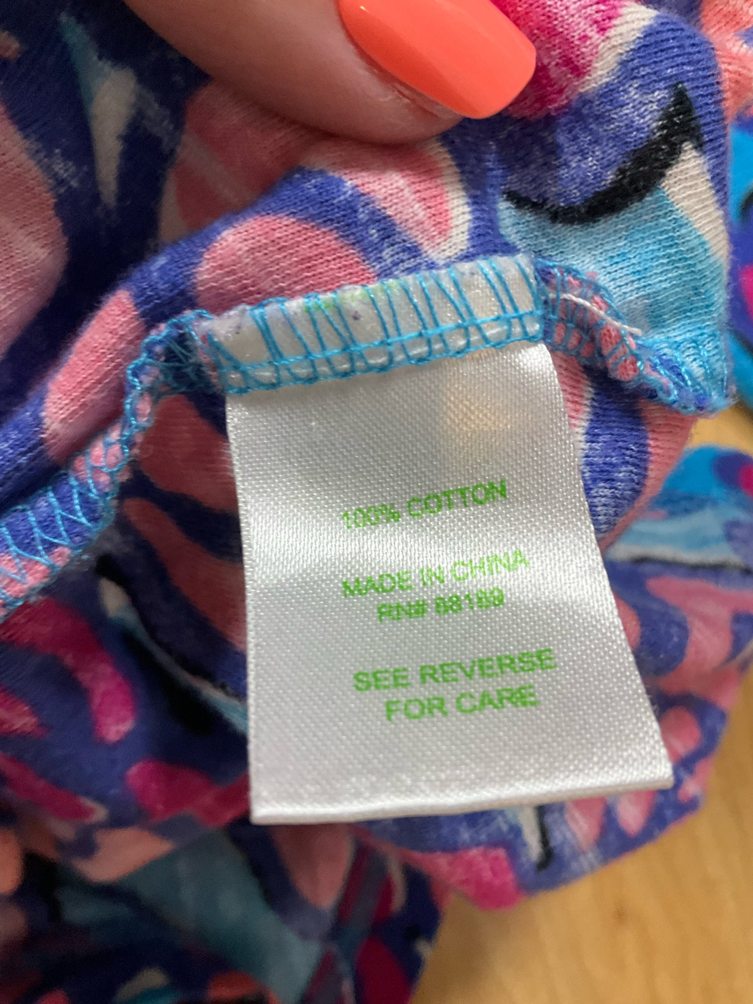 Lilly Pulitzer Sea View Henley Top In The Vias Floral Print Size Medium