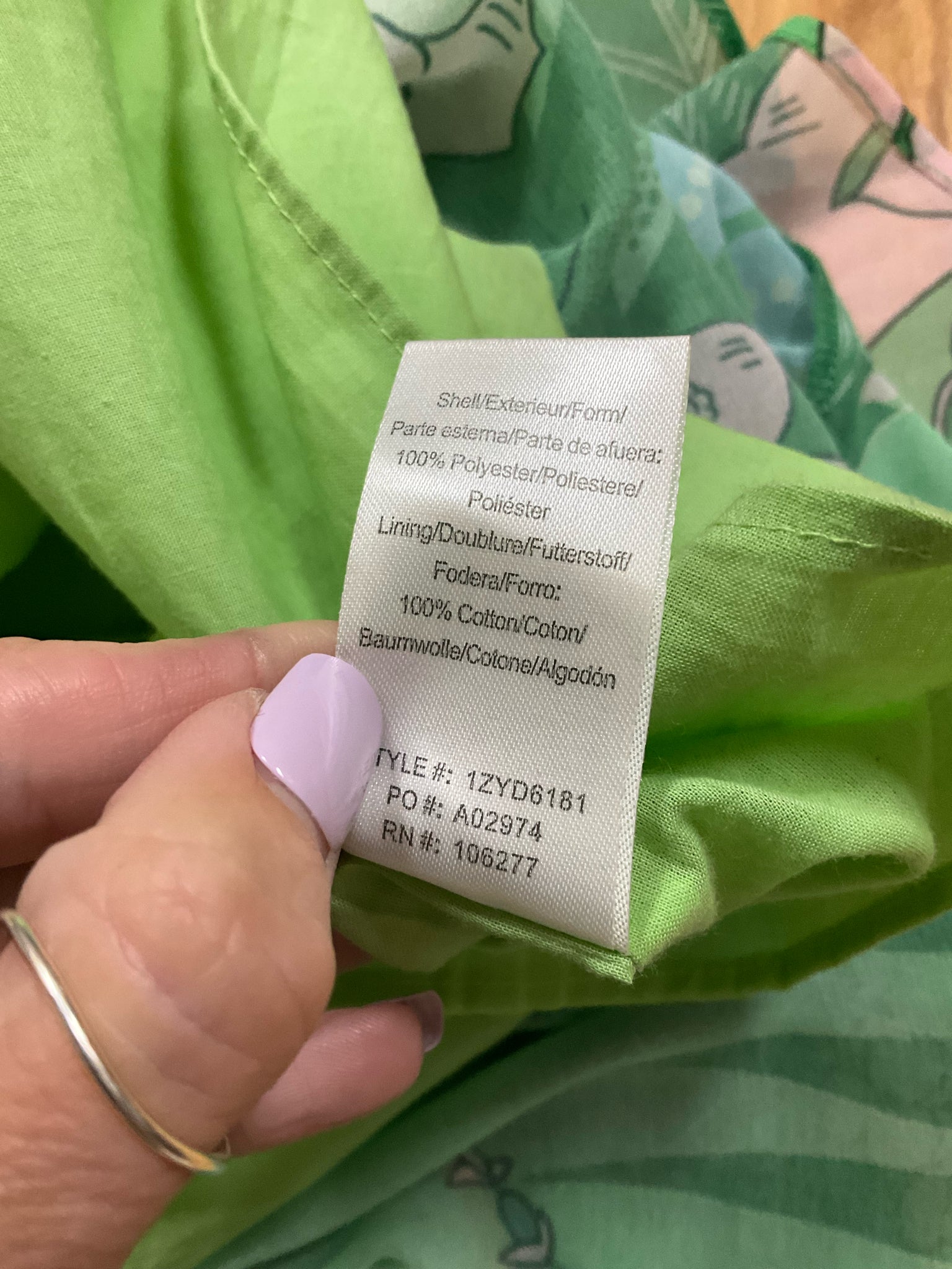 Hale Bob Emerald Green Floral Tiered Ruffle Sleeveless Dress Size Large