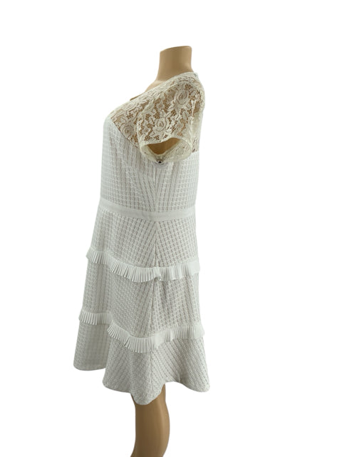 Kensie White Lace Pre-Owned Ladies Dress - Size 14 - Margaret’s Fine Consignment