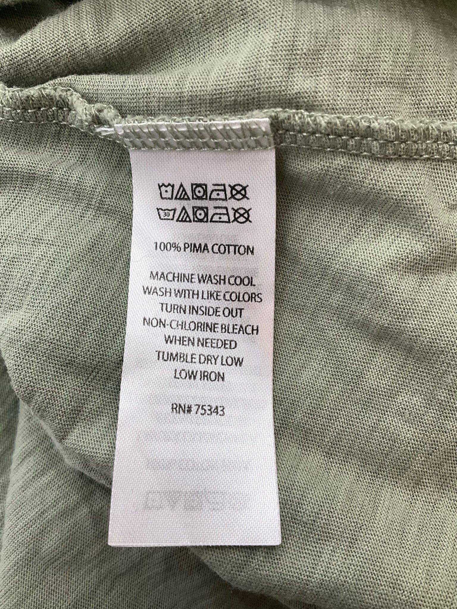 Cynthia Rowley Olive Solid Pre-Owned Ladies Top - Size Large - Margaret’s Fine Consignment