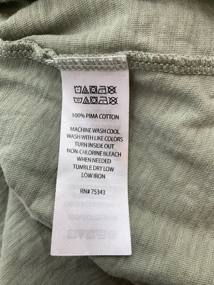 Cynthia Rowley Olive Solid Pre-Owned Ladies Top - Size Large - Margaret’s Fine Consignment