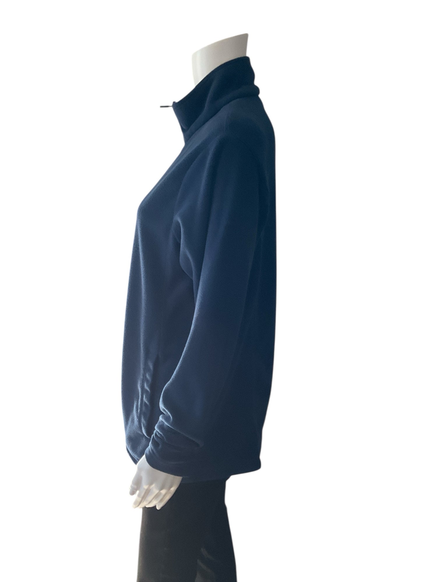 Lands End Navy Fleece Pre-Owned Ladies Activewear - Size Large