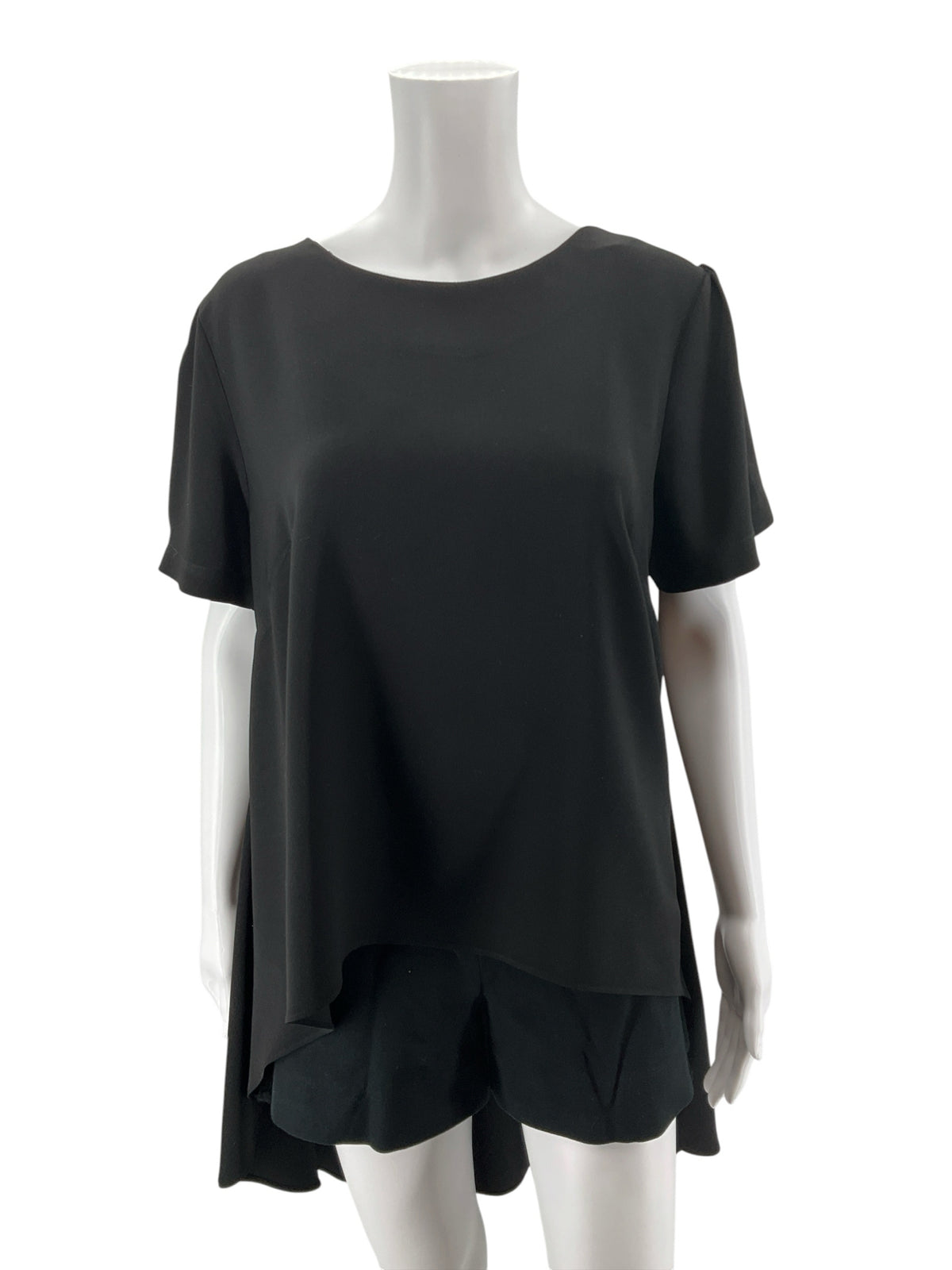 Philosophy Republic Clothing Black High-Low Keyhole Blouse Top Size Large - ONLINE ONLY