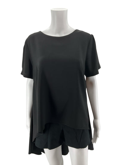 Philosophy Republic Clothing Black High-Low Keyhole Blouse Top Size Large - ONLINE ONLY