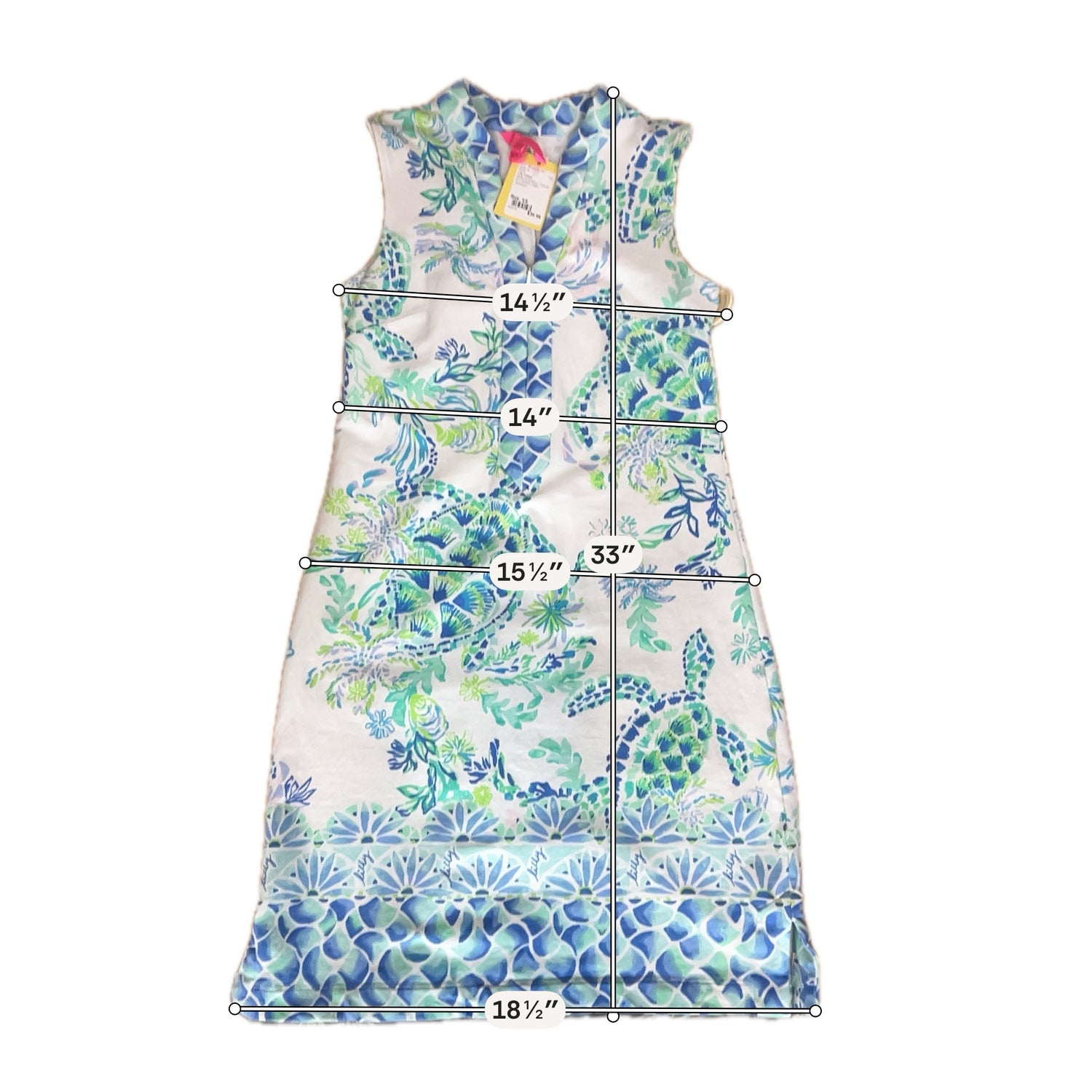 Lilly Pulitzer Hollie Tunic Dress XS Bay Dreamin&