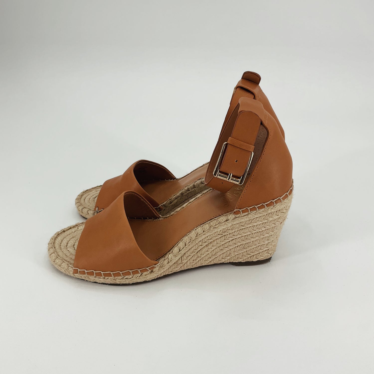 Vince Camuto Tan Solid Pre-Owned Ladies Espadrilles - Size 9