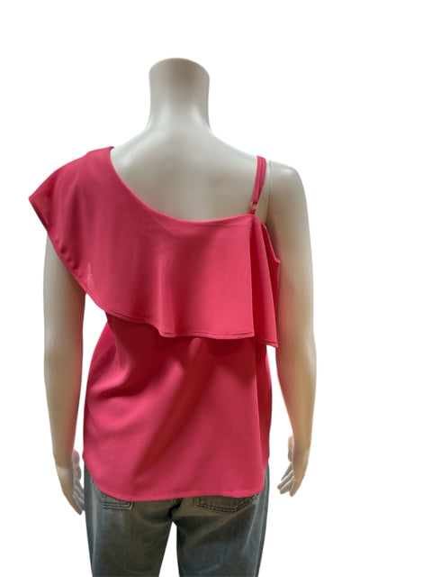 Charlie Paige Pink Solid Top Size Small - rear view