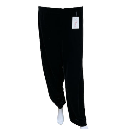 Coldwater Creek Black Velvet Pre-Owned Ladies Pants - Size Small - Margaret’s Fine Consignment