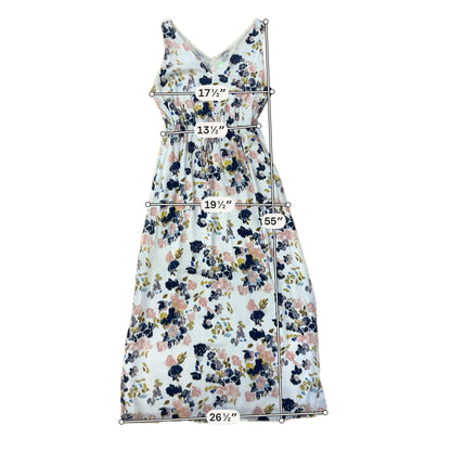 Lucky Brand Floral V-Neck Sleeveless Maxi Dress Size Large - ONLINE ONLY