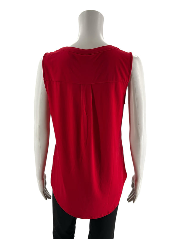Dana Buchman Red Solid Pre-Owned Ladies New with Tags Top - Size Small