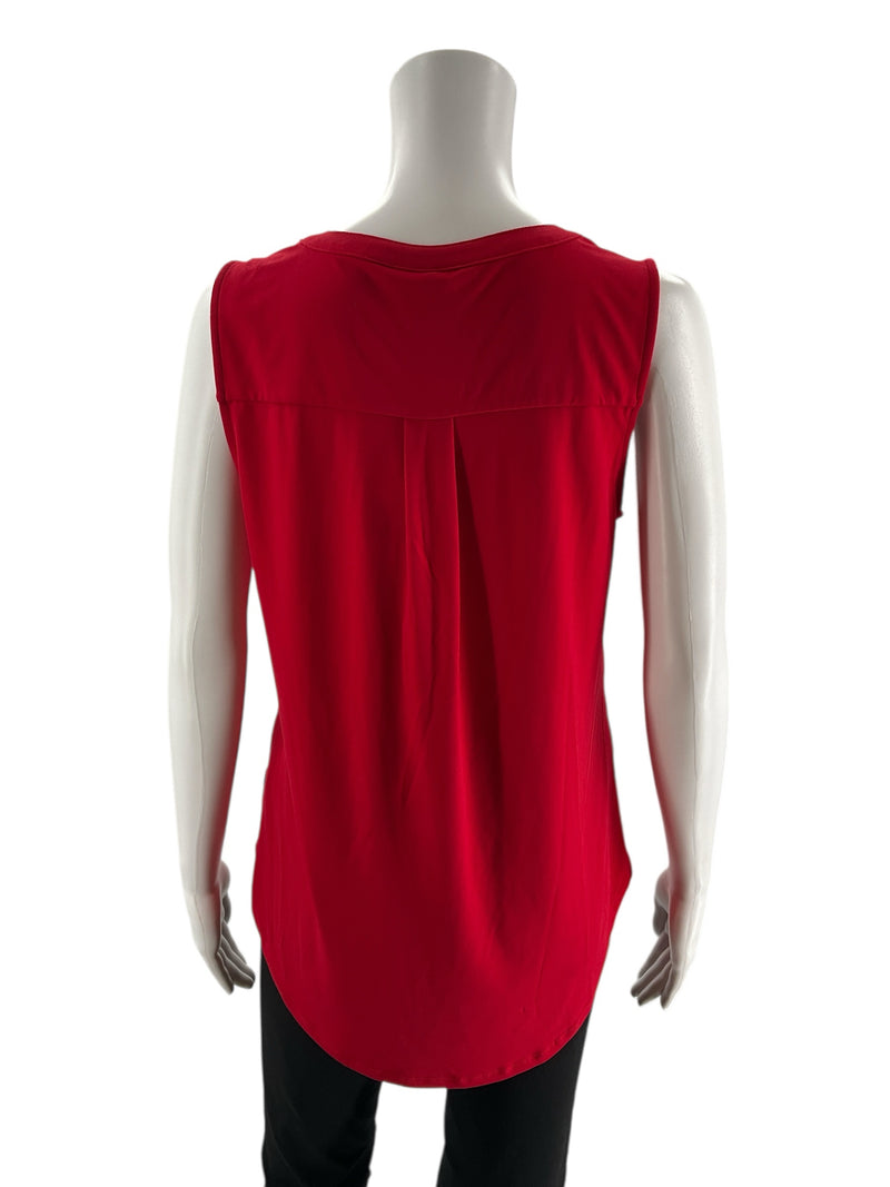 Dana Buchman Red Solid Pre-Owned Ladies New with Tags Top - Size Small
