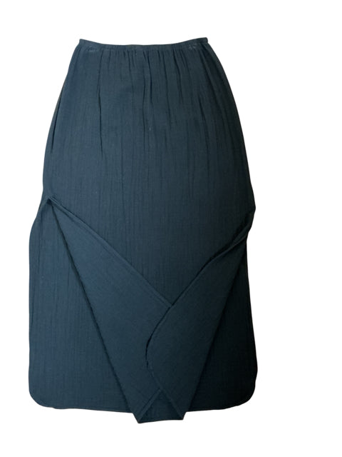 Stark Black Skirt Size XS Black Textured Pre-Owned Ladies Skirt - Size XS