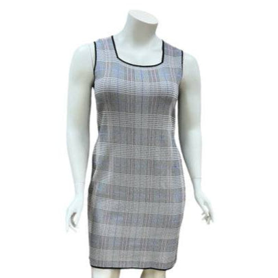 Carlisle White/Black/Blue/Pink Ladies Pre-Owned Dress - Size XL - Margaret’s Fine Consignment