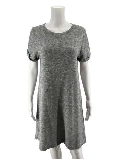 LOU &amp; GREY for LOFT Heather Gray T-Shirt Swing Dress Size Small