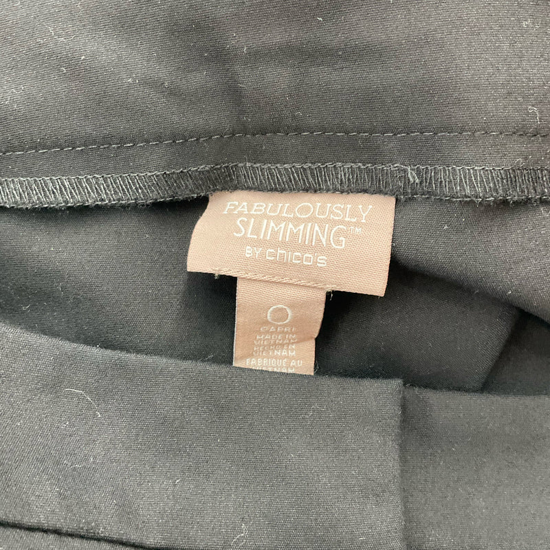 Chico’s Black Slim Crop Pants – Size Small, Excellent Condition - Margaret’s Fine Consignment