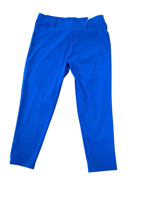Jaded Glory Pull-On Cropped Pants Stretch Cobalt Blue Womens Size M 8-10- ONLINE ONLY