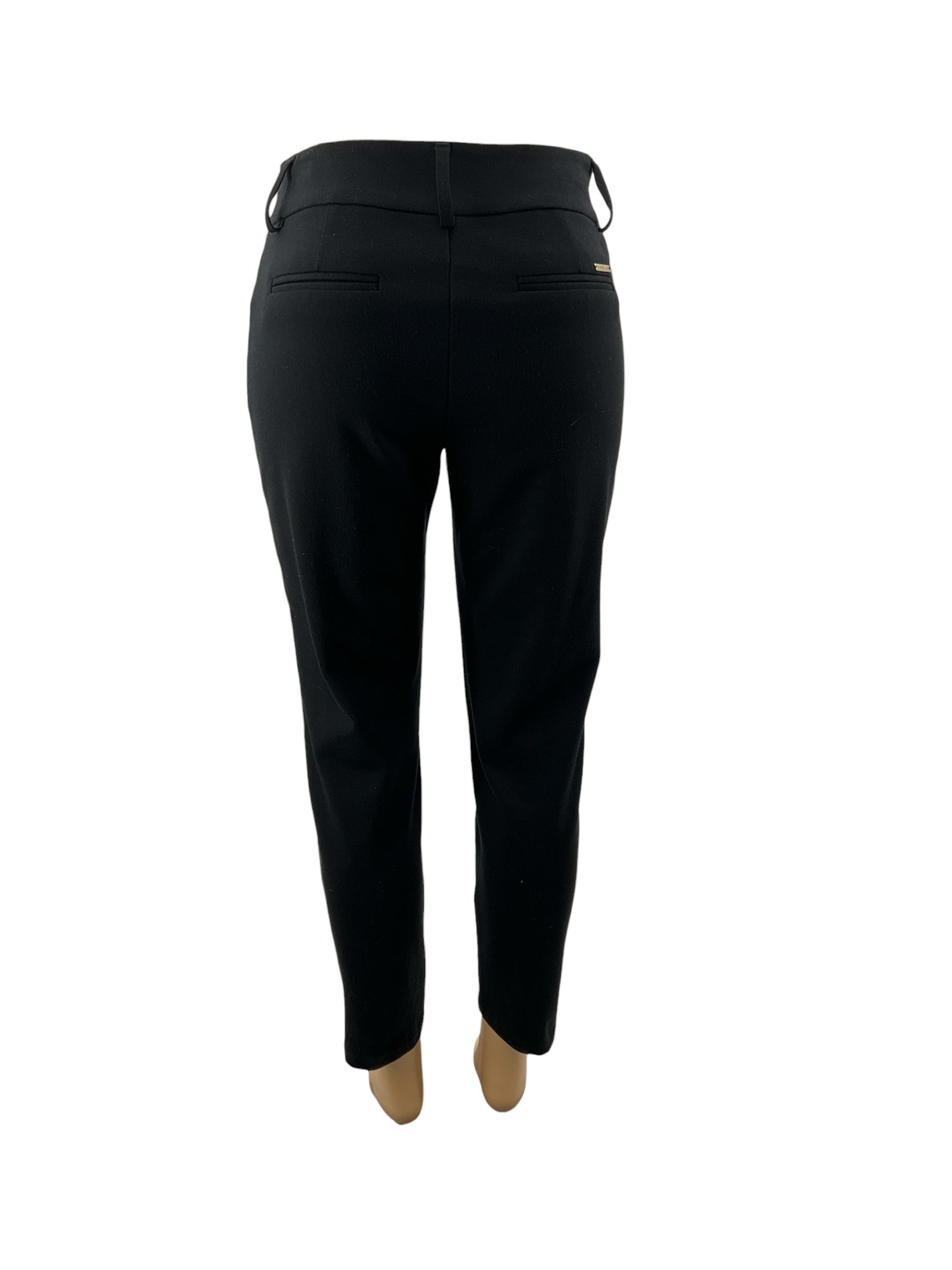 MICHAEL MICHAEL KORS Black Ponte Knit Slim Ankle Pants Size 8 - ONLINE ONLY
