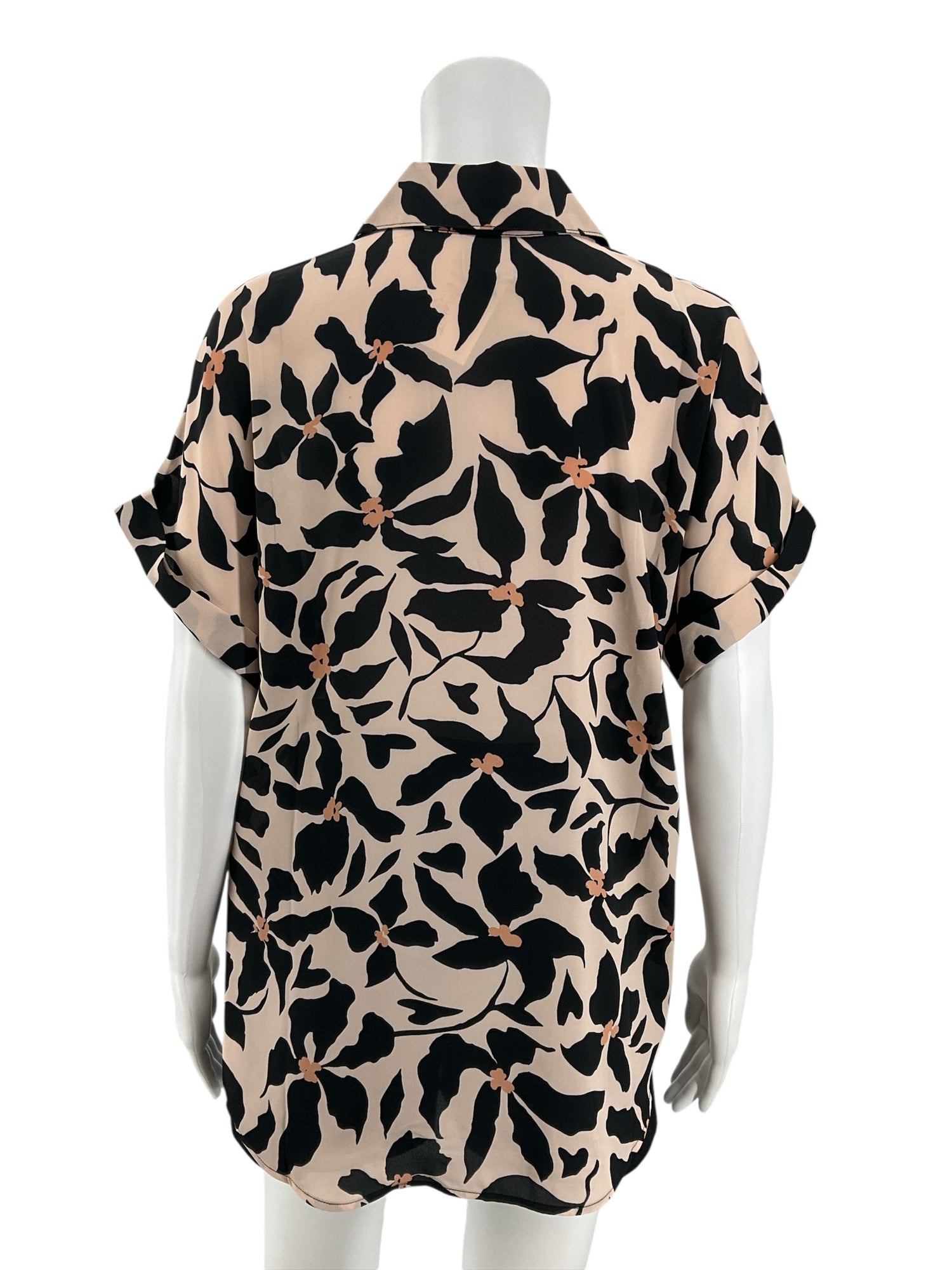 cabi Turn Back Top Floral Button Up Blouse Size Small Style 4723