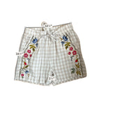 Johnny Was tan/white Shorts Size XS tan/white Floral Shorts - Size XS