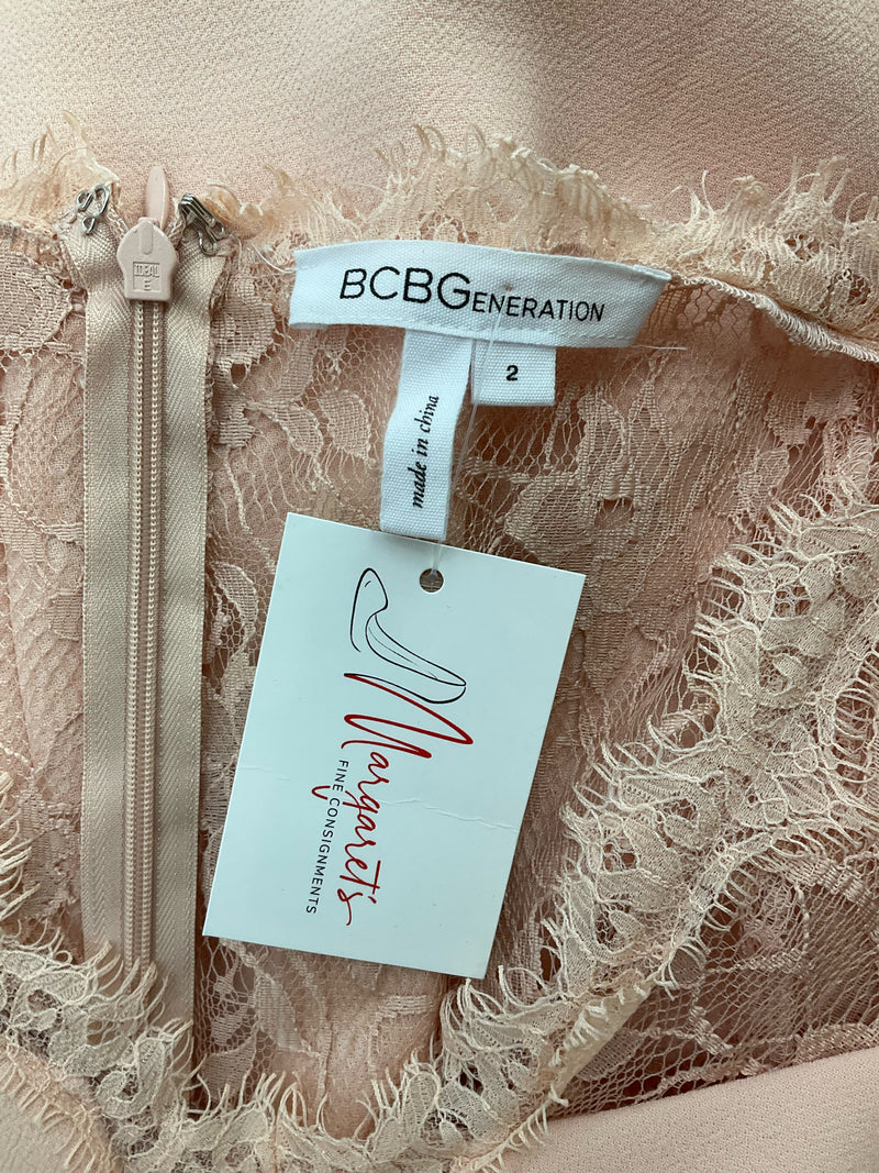 BCBG Generation Blush Pre-Owned Ladies Dress - Size 2