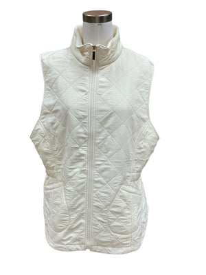 Style & Co Size XL Winter White Pre-Owned Vest