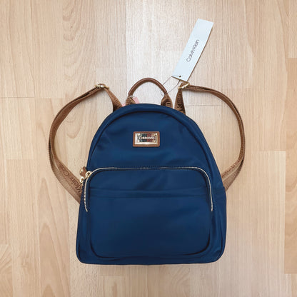 Calvin Klein Navy Solid Consignment Ladies Backpack