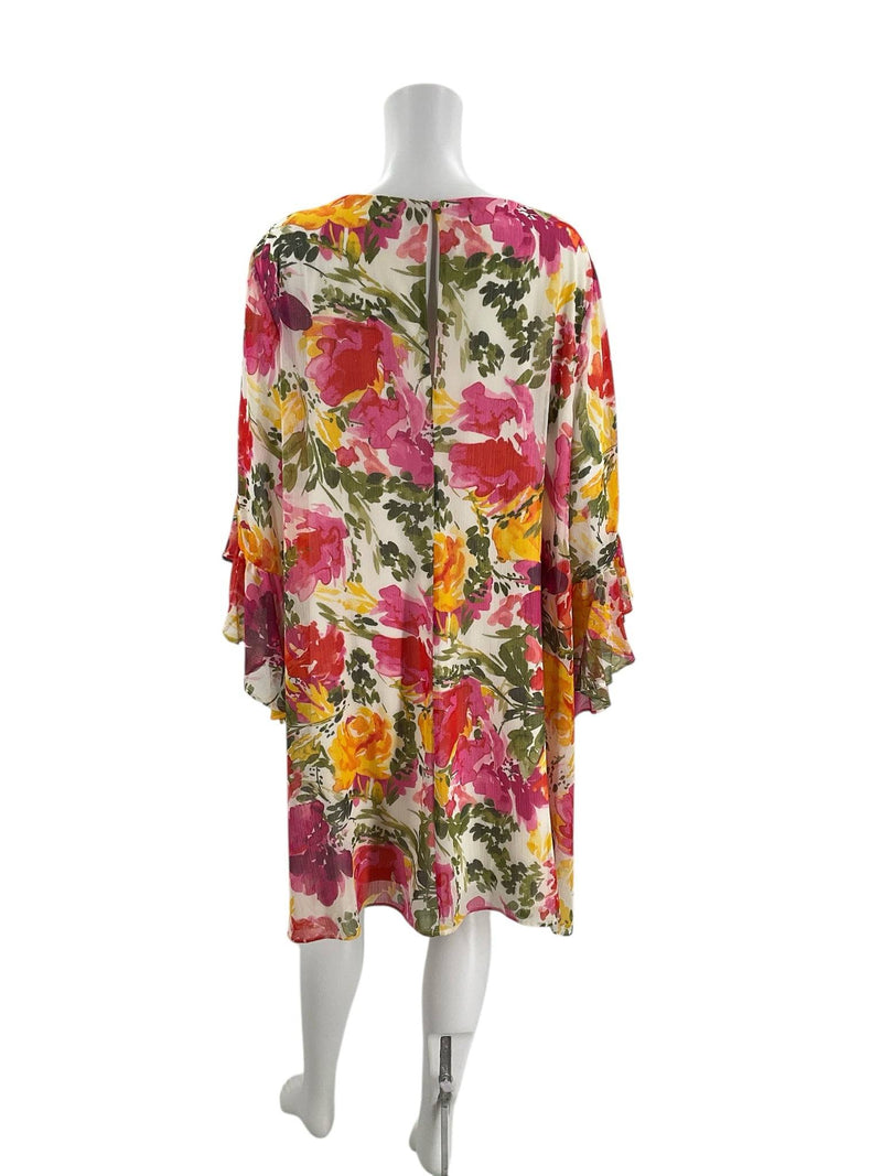 Calvin Klein V Neck Knee Length Dress Size 14W - Margaret’s Fine Consignment