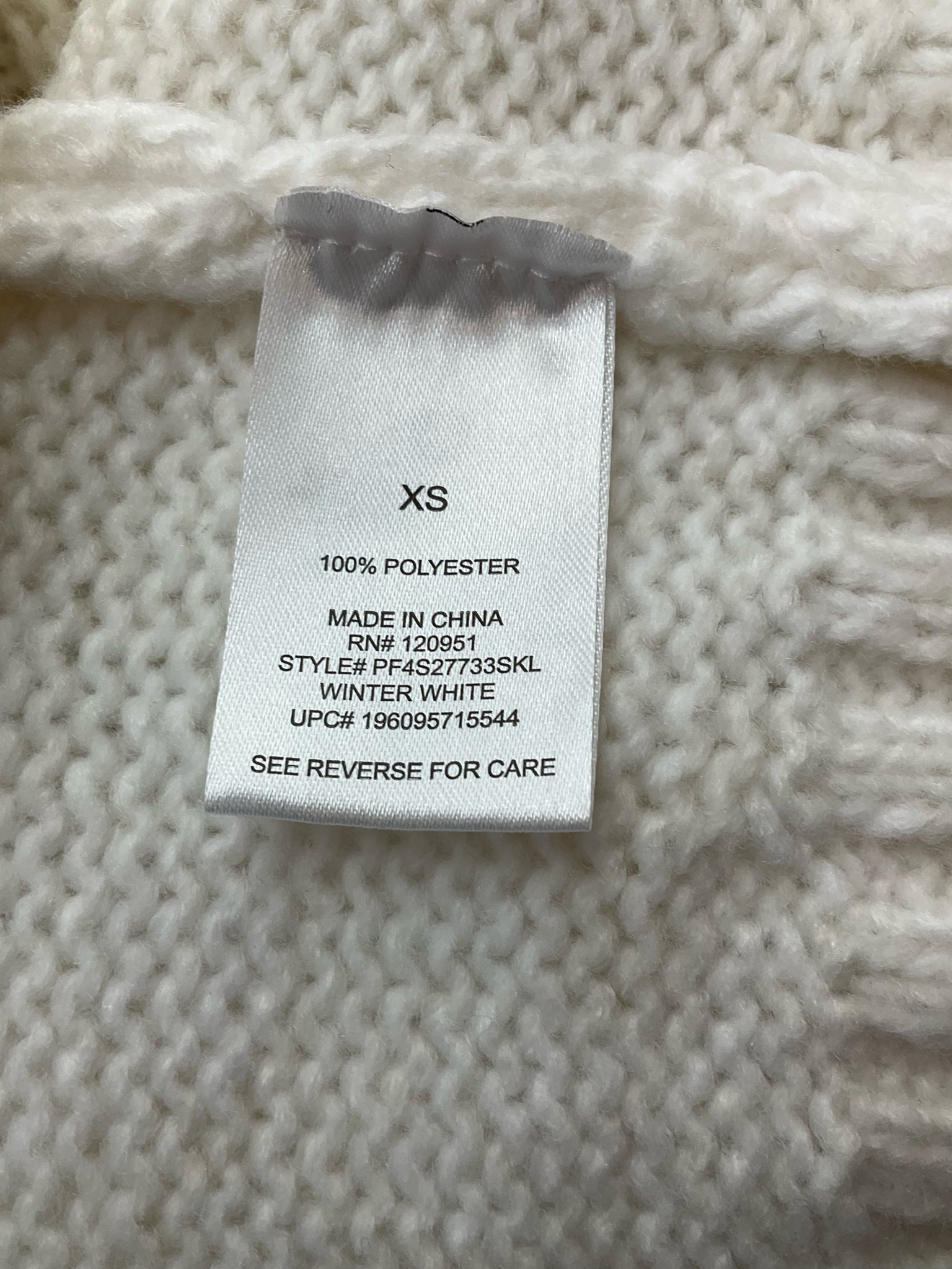 Pink Republic Cream Solid Pre-Owned Ladies New with Tags Top -  Size XS