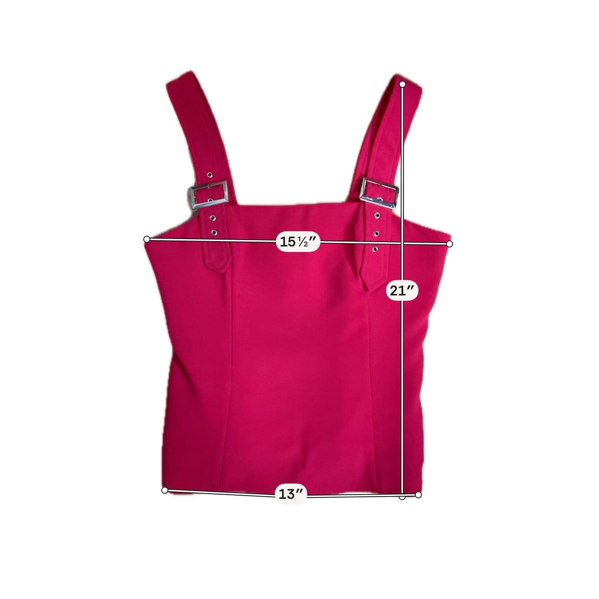 Amanda Uprichard Samba Top Pink Adjustable Strap Tank Small - ONLINE ONLY