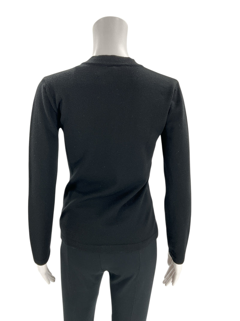 Harolds Black Solid Ladies Pre-Owned Top - Size Small - Margaret’s Fine Consignment