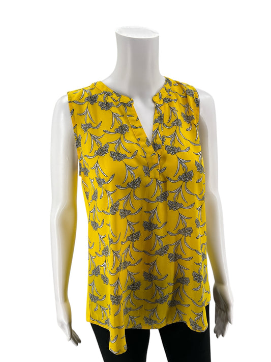 Papermoon Yellow/White Floral Top Size Small