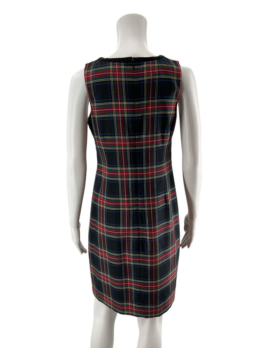 Talbots Tartan Plaid Shift Dress Wool Blend NWT Petite Size 2P
