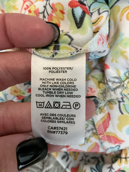 Ann Taylor Factory Floral Flutter Sleeve Tiered Dress Size Small - ONLINE ONLY