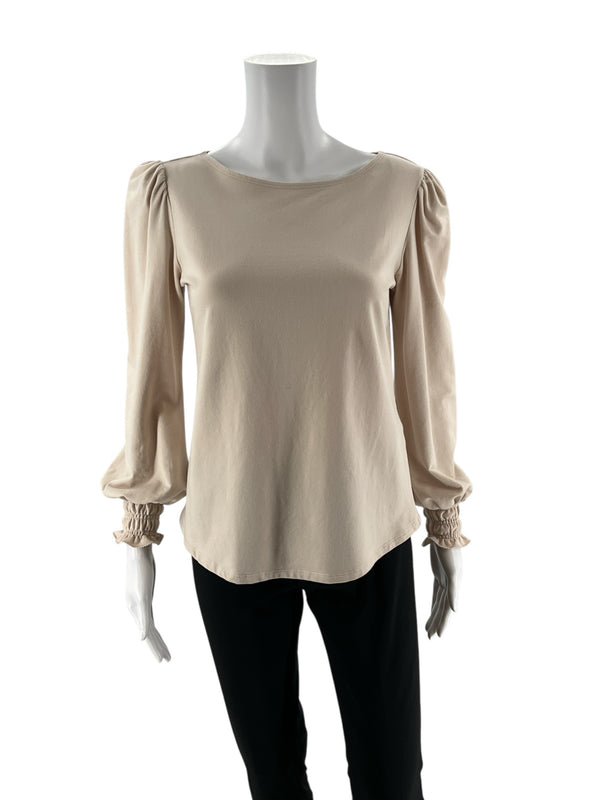 Chelsea & Violet Tan Pre-Owned Ladies Top - Size XS