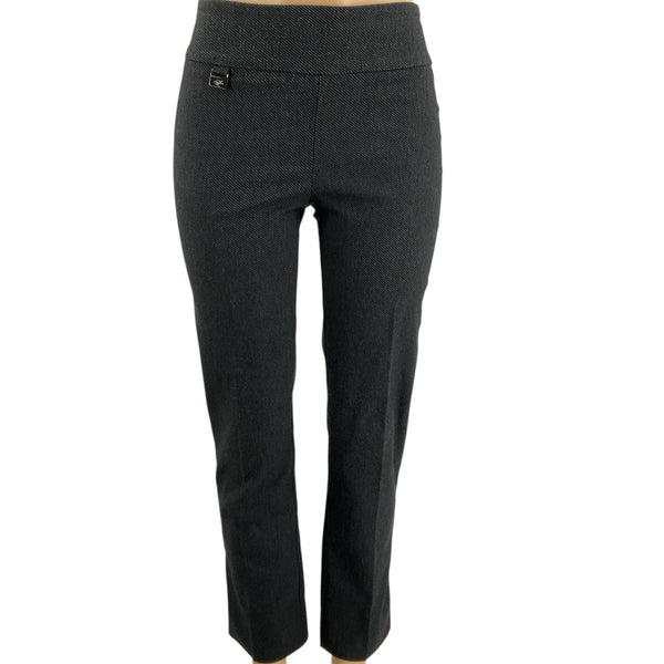 Lisette Black/Gray Stripe Pre-Owned Ladies Pants - Size 6 - Margaret’s Fine Consignment