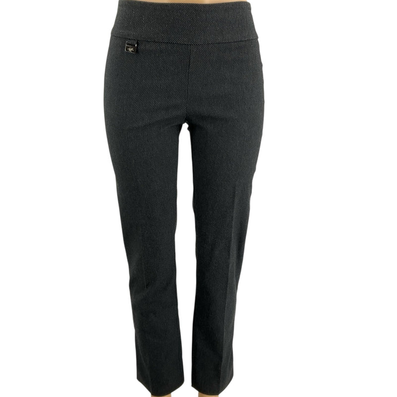 Lisette Black/Gray Stripe Pre-Owned Ladies Pants - Size 6 - Margaret’s Fine Consignment