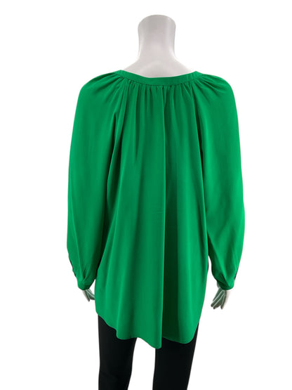 Joie Green Long Sleeve Green Solid Pre-Owned Ladies Casual Top - Size Large - Size L