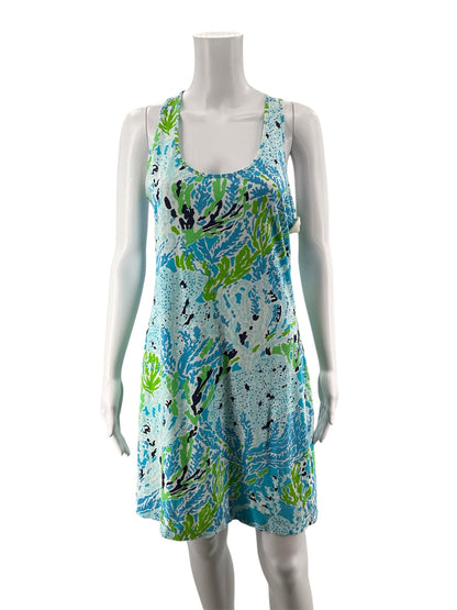 Lilly Pulitzer Green/blue A-Line Marlowe Dress Let&