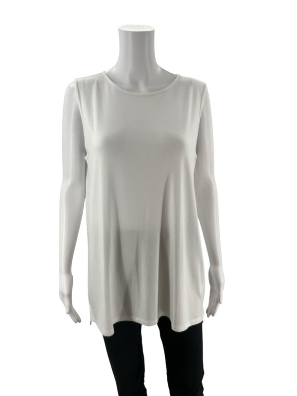 J Jill White Solid Pre-Owned Ladies New with Tags Top - Size Medium