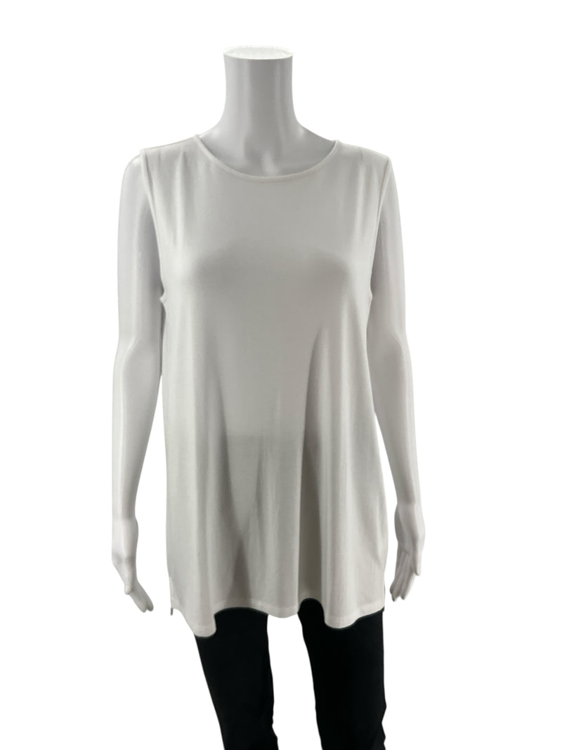 J Jill White Solid Pre-Owned Ladies New with Tags Top - Size Medium